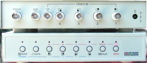  Front & rear view for Quad processor 